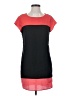Bebop 100% Polyester Color Block Red Casual Dress Size S - photo 1