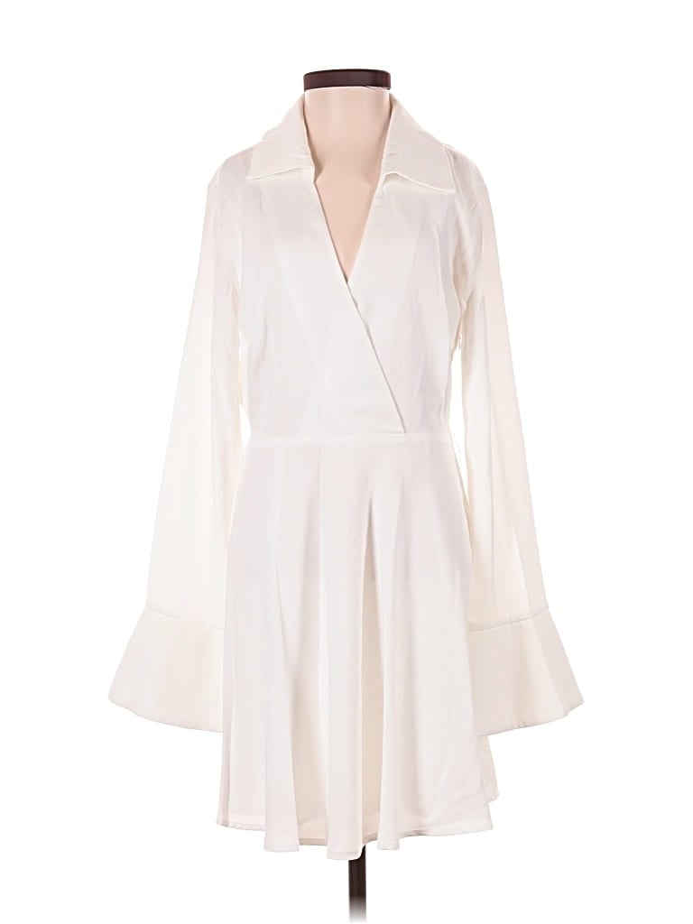 Pre-owned Lulus Cocktail Dress In White