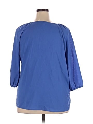 Adrienne Vittadini 3/4 Sleeve Blouse (view 2)