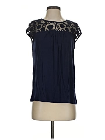 Banana Republic Factory Store Short Sleeve Blouse (view 1)