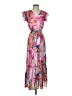 Sam Edelman 100% Polyester Print Pink Cocktail Dress Size 4 - photo 1