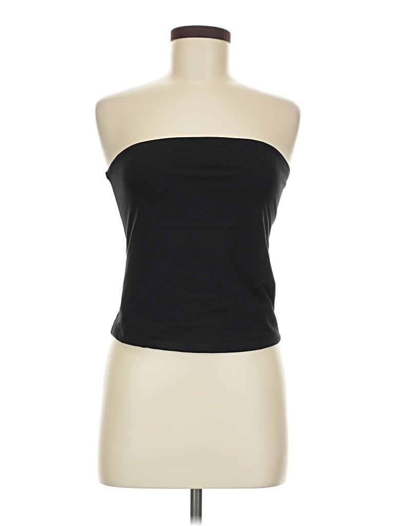 Pre-owned Wild Fable Tube Top Black Strapless Neckline Tops