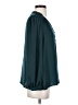 Fun2Fun 100% Polyester Teal 3/4 Sleeve Blouse Size S - photo 4