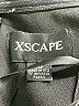 Xscape Solid Black Cocktail Dress Size 10 - photo 4