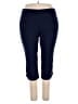 JM Collection Solid Blue Active Pants Size 2X - photo 1