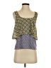 Meadow Rue 100% Polyester Green Sleeveless Blouse Size XS - photo 1