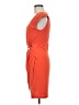 Cache Solid Orange Cocktail Dress Size 6 - photo 5