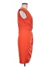 Cache Solid Orange Cocktail Dress Size 6 - photo 4