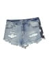 Mossimo Supply Co. Stars Blue Denim Shorts Size 10 - photo 1