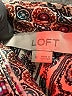 Ann Taylor LOFT 100% Polyester Tweed Gray Long Sleeve Blouse Size M - photo 7
