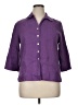 Orvis Purple 3/4 Sleeve Button-Down Shirt Size 14 - 16 - photo 1