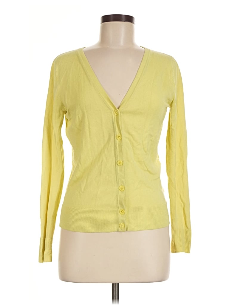 Pre-owned Merona Cardigan Sweater In Yellow