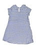 Hanna Andersson Checkered-gingham Blue Dress Size 6 - 7 - photo 2
