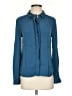 AYR Blue Long Sleeve Silk Top Size S - photo 1