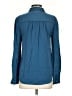 AYR Blue Long Sleeve Silk Top Size S - photo 2