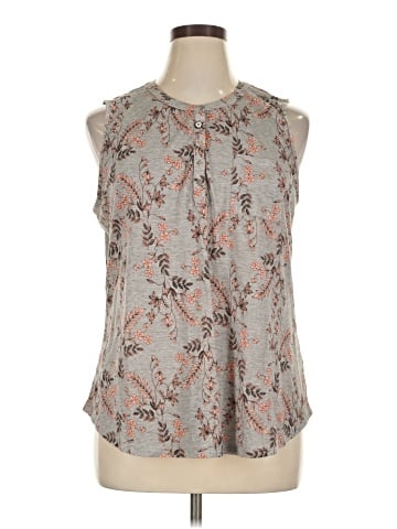 Liz Claiborne Sleeveless T-Shirt (view 1)