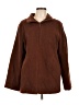 Eileen Fisher 100% Wool Brown Wool Coat Size L - photo 1