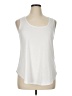 Unbranded 100% Polyester Ivory Sleeveless T-Shirt Size 1X - photo 1