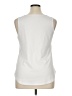 Unbranded 100% Polyester Ivory Sleeveless T-Shirt Size 1X - photo 2