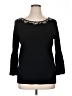 Charter Club Black Pullover Sweater Size 0X - photo 1