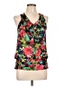 Sunny Leigh 100% Polyester Green Sleeveless Blouse Size L (petite) - photo 1