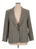 Alfred Dunner Houndstooth Gray Blazer Size EU 48 / US 18 - photo 1