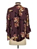 Oddi Burgundy Long Sleeve Blouse Size S - photo 2