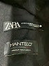 Zara Solid Black Coat Size XS - photo 6