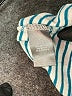 Marled Stripes Teal Short Sleeve T-Shirt Size L - photo 8