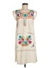Assorted Brands 100% Cotton Ivory Casual Dress Size M - photo 1