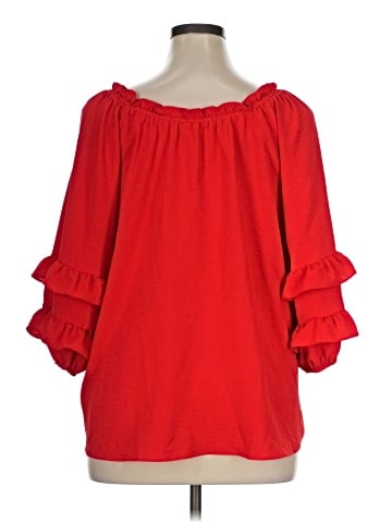 Cato 3/4 Sleeve Blouse (view 2)