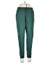 Rae Dunn Solid Green Casual Pants Size L - photo 1