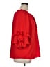 Cato 100% Polyester Red 3/4 Sleeve Blouse Size 14/16w - photo 4
