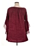 Win Win Burgundy 3/4 Sleeve Top Size XL - photo 2