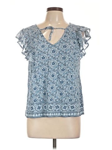 Lucky Brand Short Sleeve Blouse (view 1)