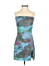 Tiger Mist Graphic Teal Cocktail Dress Size XS - photo 1