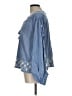 Roller Rabbit 100% Cotton Blue Long Sleeve Blouse Size L (estimated) - photo 5