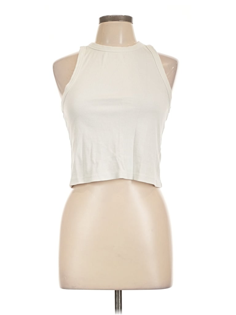 Pre-owned Marine Layer Tank Top Ivory Halter Neckline Tops