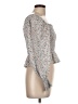 Shinestar 100% Polyester Gray Long Sleeve Blouse Size L - photo 4