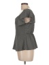 Monteau Gray Short Sleeve Top Size L - photo 5