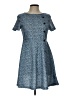 Shein Tweed Blue Casual Dress Size L - photo 1