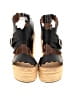 Chloé 100% Leather Black Wedges Size EU 37 - photo 2
