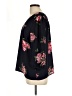 Skies Are Blue 100% Polyester Floral Black Blue 3/4 Sleeve Blouse Size L - photo 5