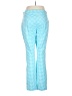 Lands' End Checkered-gingham Blue Casual Pants Size L (tall) - photo 2