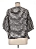 Unbranded 100% Polyester Black Short Sleeve Blouse Size XL - photo 2