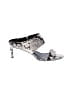 Calvin Klein Animal Print Silver Sandals Size 11 - photo 1
