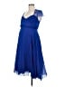 ASOS Maternity 100% Polyester Blue Cocktail Dress Size 6 - photo 1