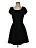 Maison Jules Solid Black Casual Dress Size S - photo 1