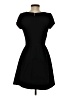 Maison Jules Solid Black Casual Dress Size S - photo 2