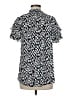 Chico's 100% Polyester Black Short Sleeve Blouse Size Med (1) - photo 2